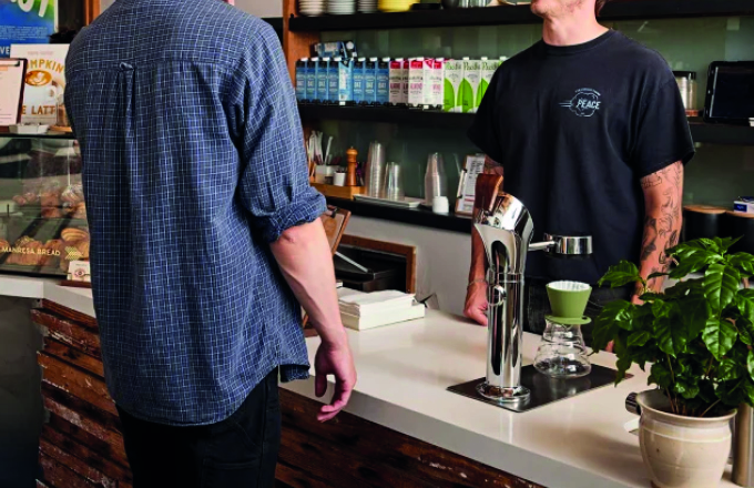 Modbar Pour Over System — Under-Counter hot water System by La Marzocco