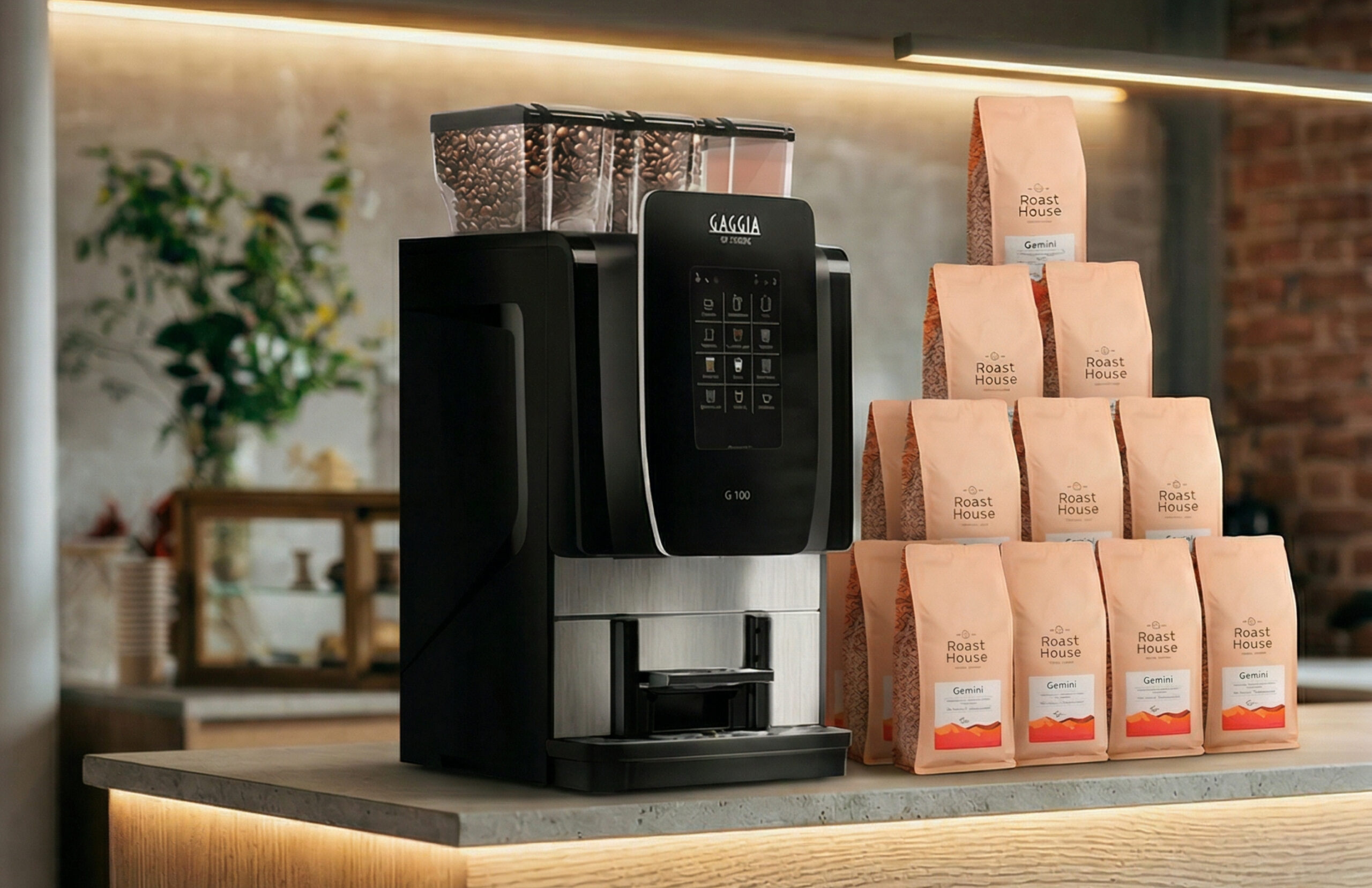 Gaggia G100 Bean to Cup Coffee Machine with Coffee Beans