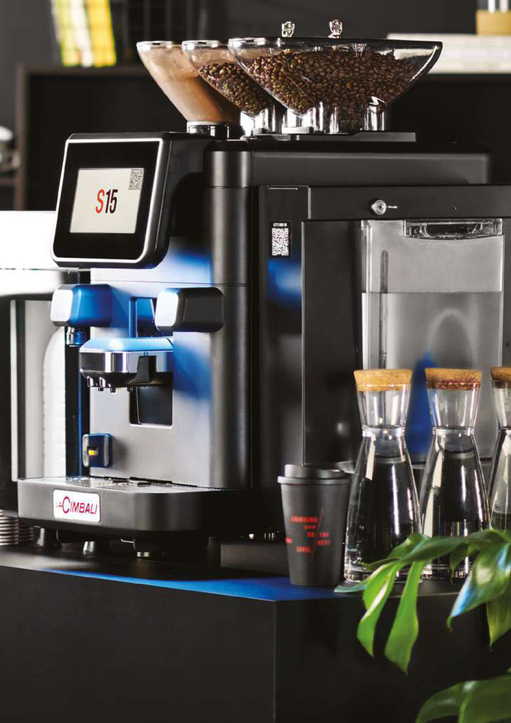 LaCimbali bean to cup coffee machine