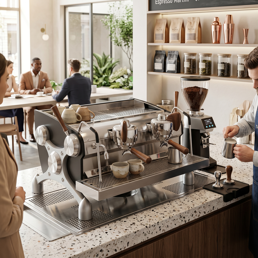 Slayer Coffee Machine in a Cafe environment